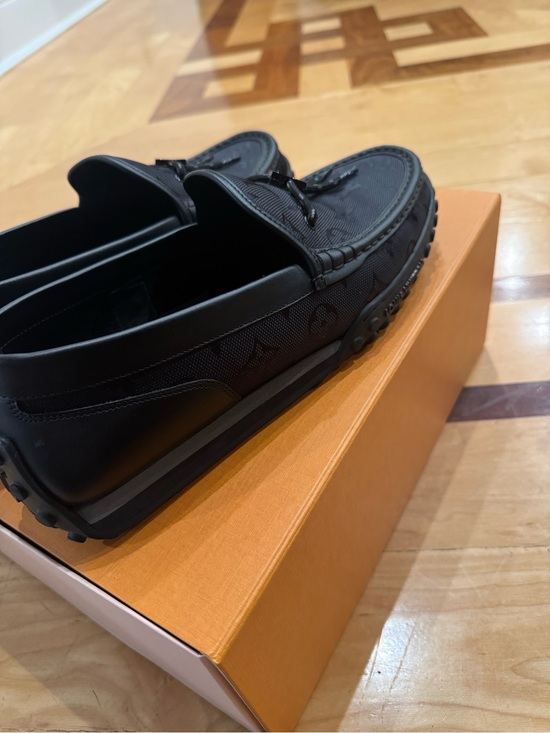 Louis Vuitton Black Monogram Casual Tassel Loafers main image 4